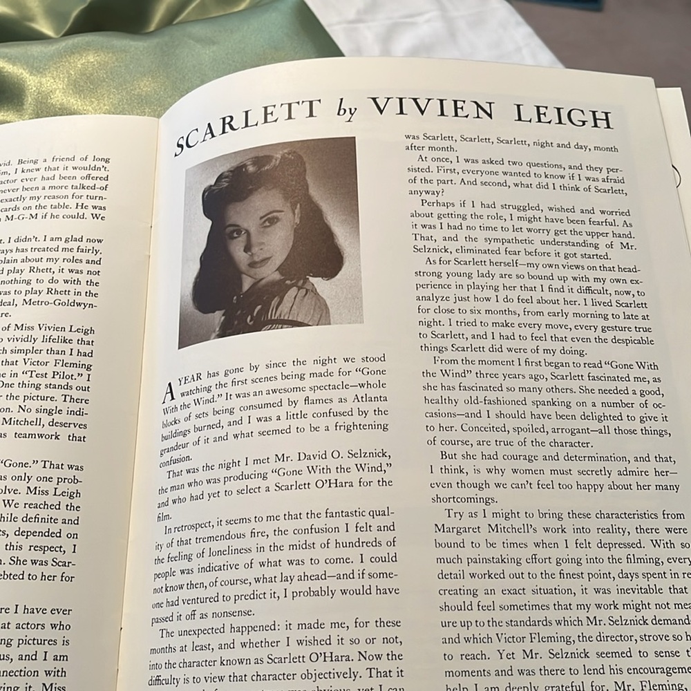 Gone With the Wind Movie Pamphlet Vintage reproduction 1999. - Picture 9 of 12